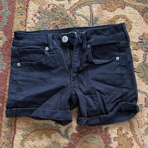 Women’s American Eagle Outfitters Black Jean Shorts Size 2